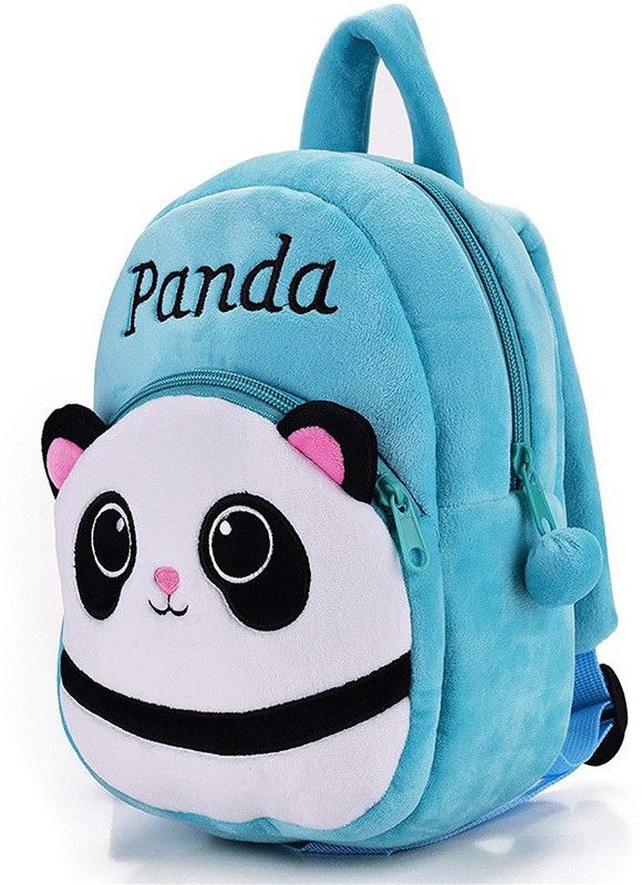 12.095 L Backpack MGS Blue Panda Soft Bagpacks For Small Kids For Play School And Others 12.095  (Blue)