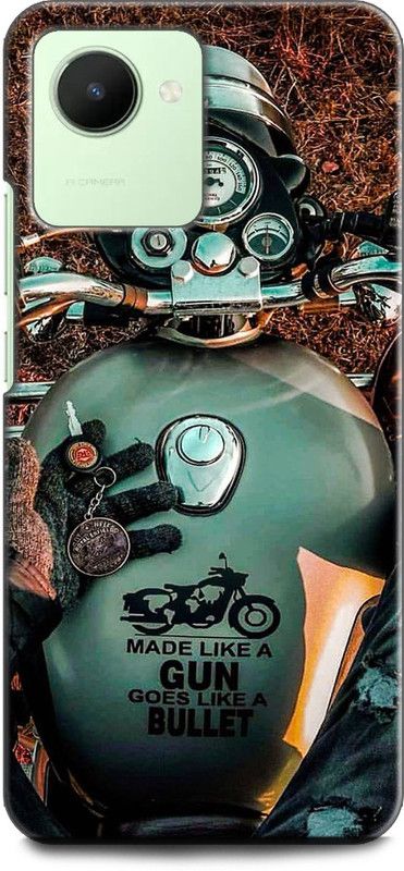 WallCraft Back Cover for Realme Narzo 50i Prime, RMX3506 BIKE, BULLET, RIDE, RIDER, ROYAL ENFIELD  (Multicolor, Dual Protection, Pack of: 1)