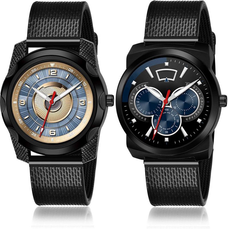 combo watch Analog Watch - For Men New Heart Akshay Kumar collection 2 Watch Combo For Boys And Men - (17-S-10)-(61-S-10)