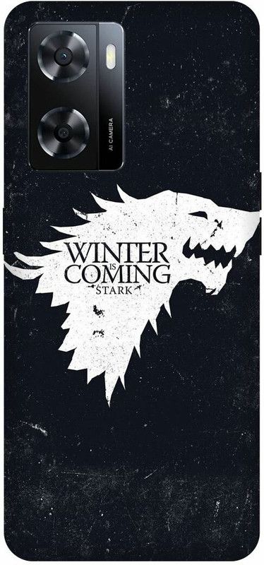 Dimora Back Cover for realme narzo 50 5G, GAMEOFTHRONES WINTERISHERE WINTERISCOMING OF DUTYBLACKOPS  (Black, Hard Case, Pack of: 1)