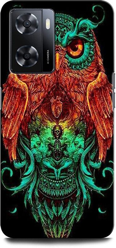 GRAFIQE Back Cover for OPPO A57 New OWL, TRIPPY, WORLD, EYE, USA, ILLUMINATI, MASONICO, OWL  (Multicolor, Shock Proof, Pack of: 1)