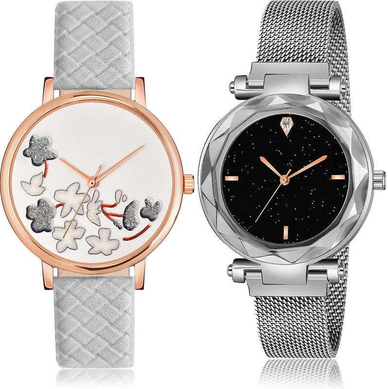 Analog Watch - For Women New Technology 2 Watch Combo For Women And Girls - GM505-GC6