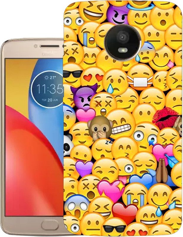 kridha Back Cover for Motorola Moto E4, XT1766, XT1763 | Design_121  (Multicolor, Flexible, Silicon, Pack of: 1)