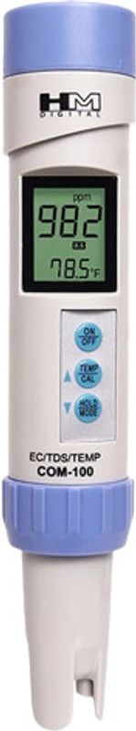 HM DIGITAL Waterproof Handheld Professional COM-100 EC/TDS Meter With One Year Warranty Hydrometer