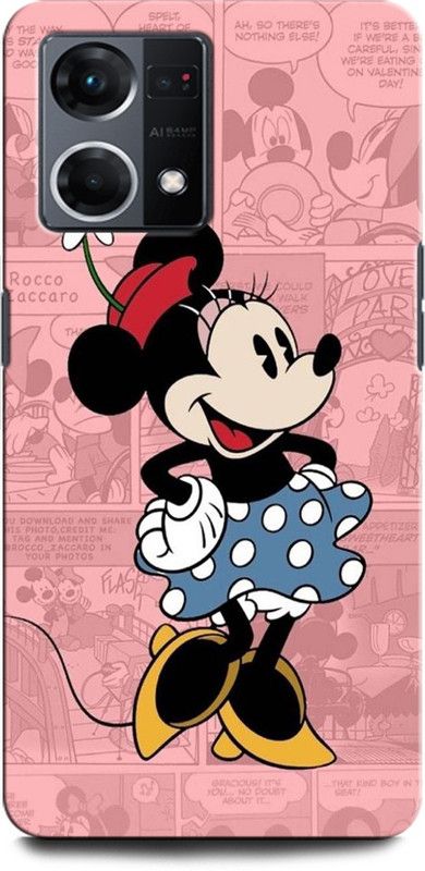 INTELLIZE Back Cover for OPPO F21 Pro 4G MICKEY MOUSE, DISNEY, CARTOON, CLUBHOUSE, COMIC  (Multicolor, Hard Case, Pack of: 1)