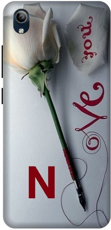 PHONE WALEY.COM Back Cover for VIVO Y90 , VIVO 1908 ,N letter,N name N word , Printed Back Cover  (White, Hard Case, Pack of: 1)