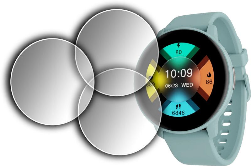 ejzatex Edge To Edge Screen Guard for BOAT LUNAR CONNECT SMARTWATCH  (Pack of 3)