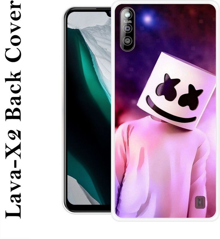 INDIALAND Back Cover for Lava X2  (Multicolor, Grip Case, Silicon, Pack of: 1)