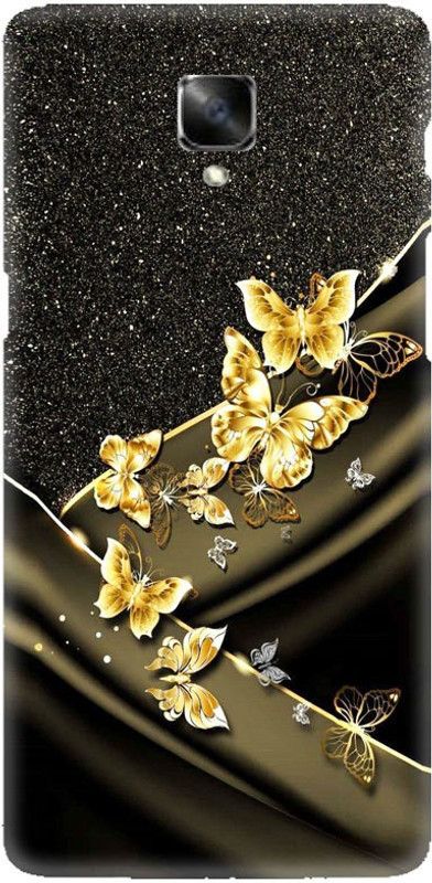 Crafto Rama Back Cover for OnePlus 3(A3003,A3000)/OnePlus 3T (A3010), Butterflies,Yellow,Colourful Butterfly, PRINTED,COVER  (Multicolor, Hard Case, Pack of: 1)