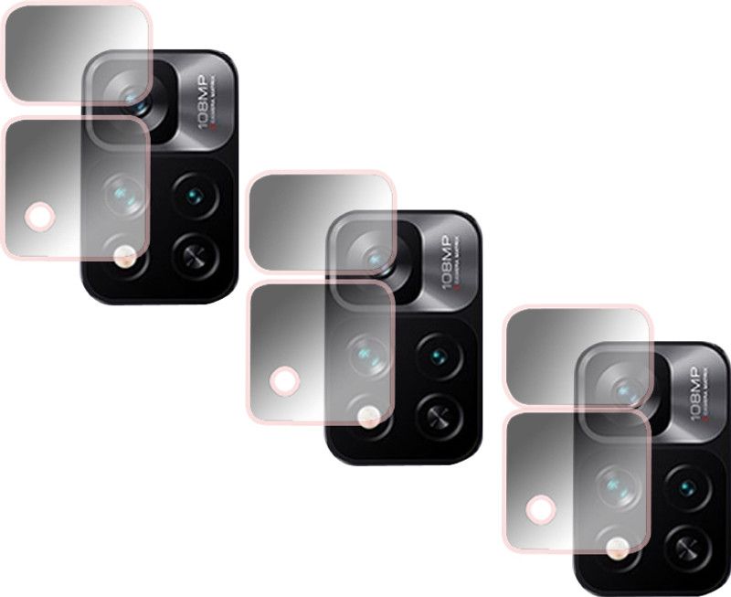 ejzatex Back Camera Lens Glass Protector for Mi 11i 5G  (Pack of: 3)