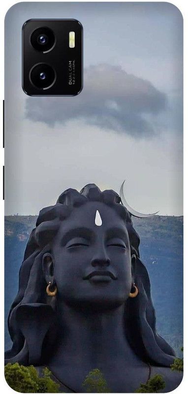 FRONK Back Cover for vivo Y15s, V2120, ADIYOGI, SHIVA, STATUE, SHIV, JI, MAHADEV, MAHAKAL  (Grey, Hard Case, Pack of: 1)