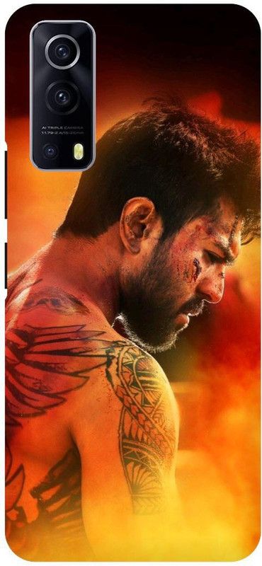 THE NARAYANA COLLECTIONS Back Cover for IQOO Z3- V2073A-RAM,CHARAN,TELUGU,STAR,RRR  (Multicolor, Hard Case, Pack of: 1)