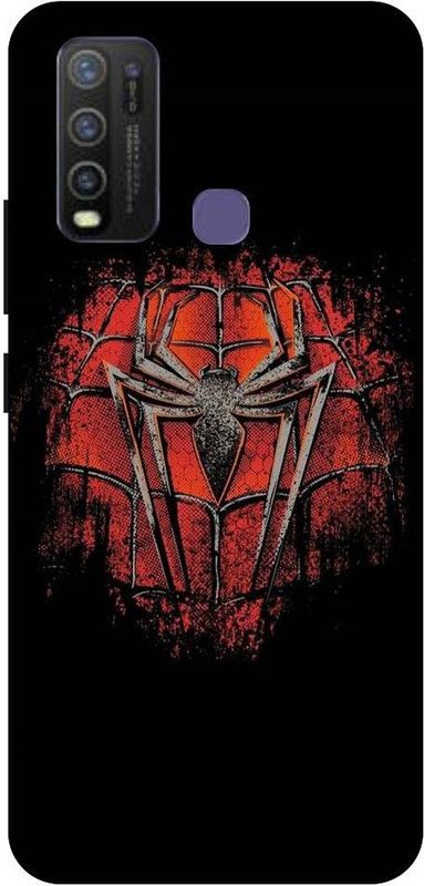 URCHIN Back Cover for Vivo Y30 Spiderman, Spiderman logo, Marval, superhero, Comic  (Multicolor, Shock Proof, Pack of: 1)