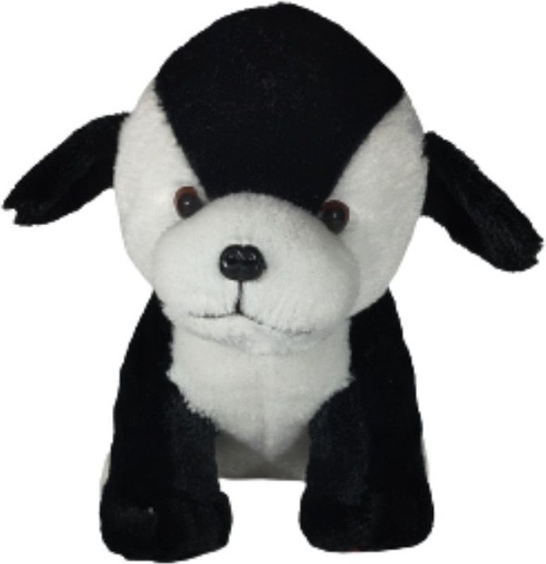 Gungun Toys Cute black and white dog - 28 mm  (Balck)