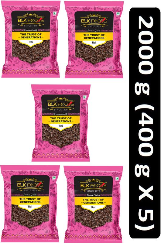 BLK FOODS Select Rai (small mustard seeds) 2000g  (5 x 400 g)