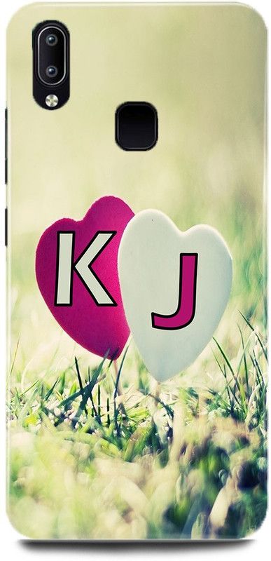 MP ARIES MOBILE COVER Back Cover for Vivo V9 Pro/vivo 1851,K Loves J Name,K Name, J Letter, Alphabet,K Love J NAME  (Multicolor, Hard Case, Pack of: 1)