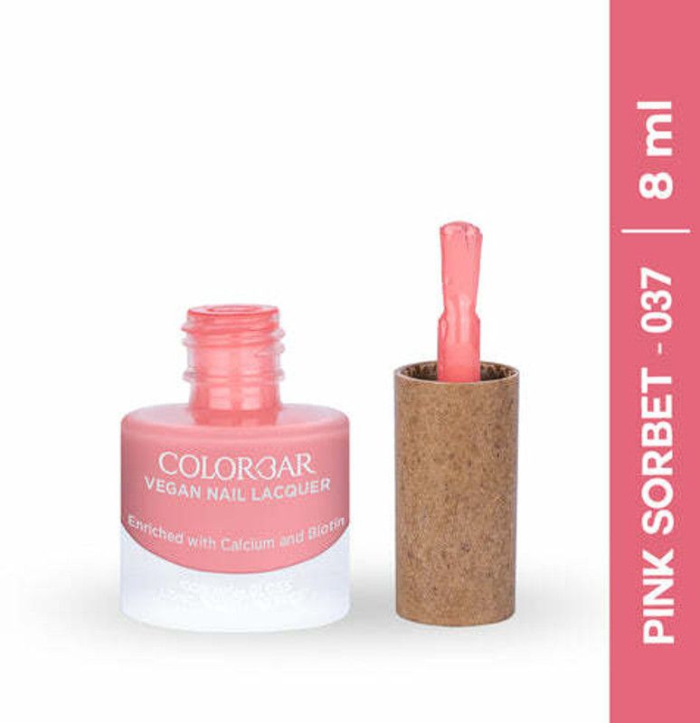 COLORBAR Vegan Nail Lacquer - (Pink-Sorbet 037) Pink-Sorbet