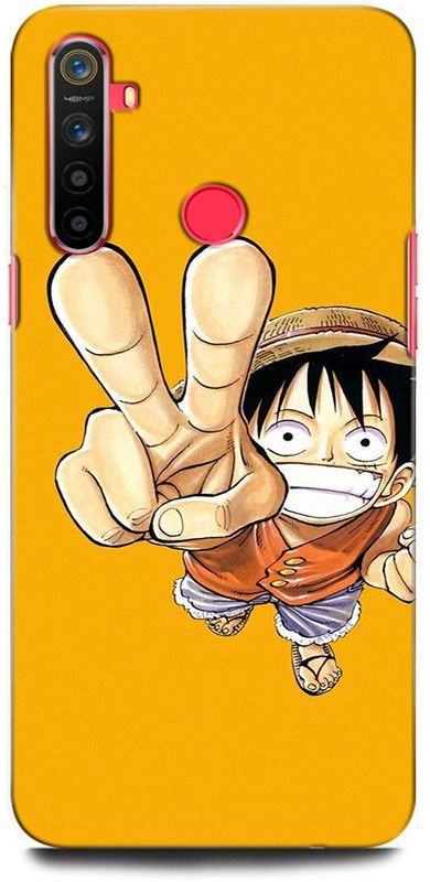 ORBIQE Back Cover for Realme 5s RMX1925 LUFFY ONE PIECE, LUFFY, ANIME, MONKEY D LUFFY, CARTOON  (Multicolor, Hard Case, Pack of: 1)
