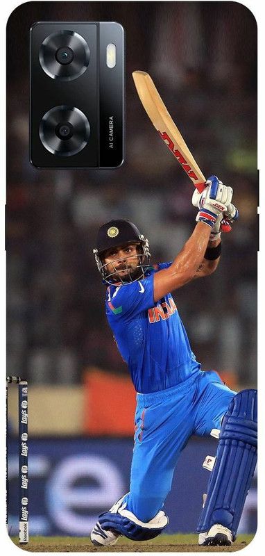 Dimora Back Cover for OPPO A57, VIRAT KOHLI  (Blue, Hard Case, Pack of: 1)