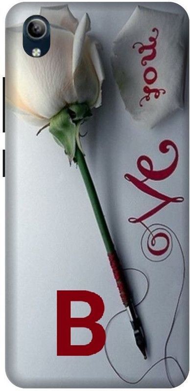 PHONE WALEY.COM Back Cover for VIVO Y90 , VIVO 1908 ,B letter,B name B word , Printed Back Cover  (White, Hard Case, Pack of: 1)
