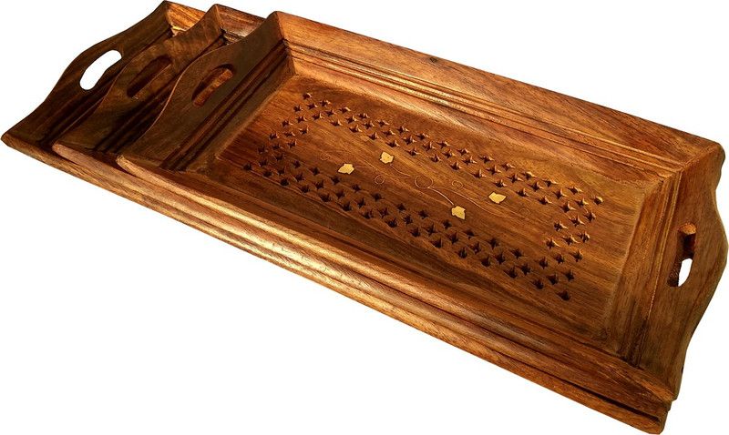 HS Decor Tray Serving Set  (Pack of 1)
