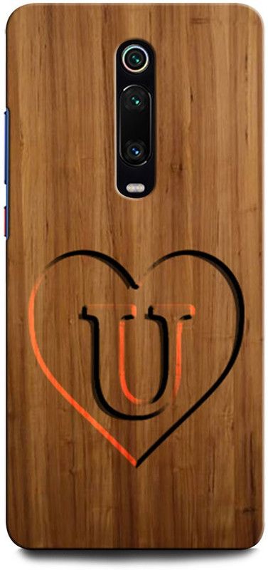 ORBIQE Back Cover for Redmi K20 Pro U, U LETTER, U DESIGN, U ALPHABET, U NAME  (Multicolor, Hard Case)