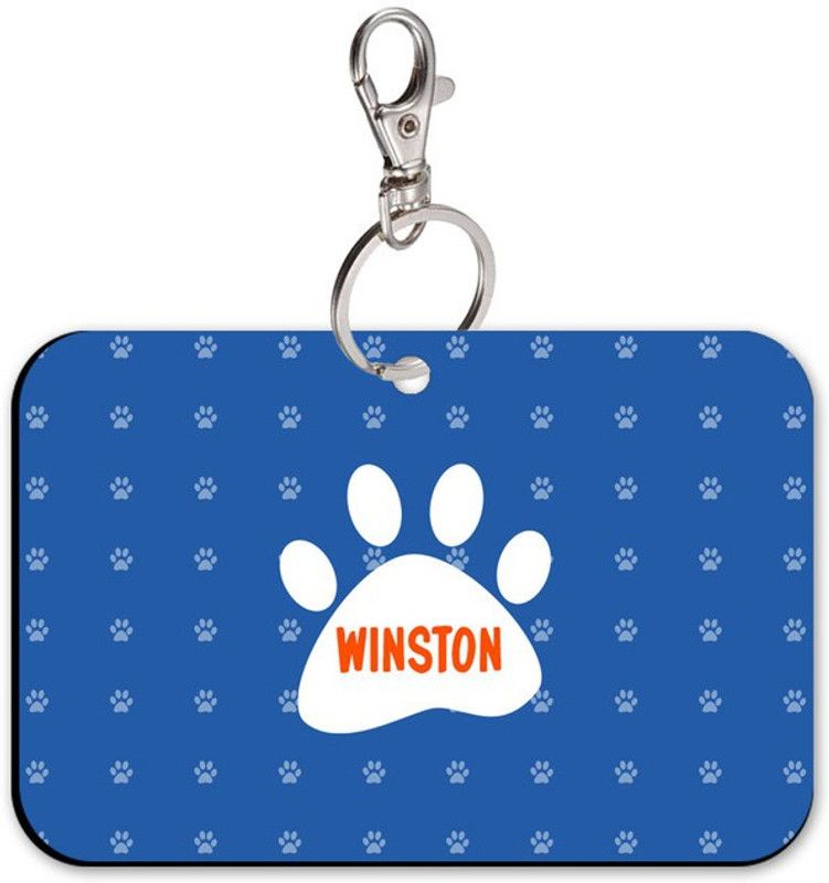 SKY TRENDS Bone Shape Collar Locket/Pendant for Dogs & Puppy -797 Info Engraved Dog Collar Charm  (Multicolor, Rectangle)