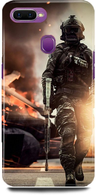 MP ARIES MOBILE COVER Back Cover for OPPO A7, CPH1901,indian,army,soldier,Army,Uniform,Military,Como,Comoflage,Dress,code,  (Multicolor, Hard Case, Pack of: 1)