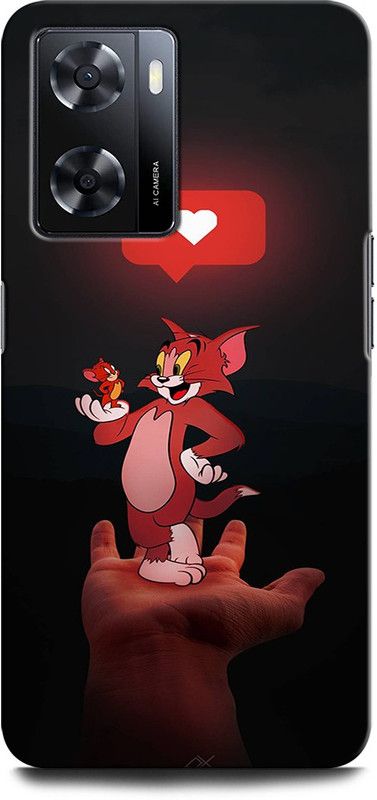 ORBIQE Back Cover for OPPO A57e TOM AND JERRY, CARTOON NETWORK, CARTOON, JERRY, CUTE  (Multicolor, Hard Case, Pack of: 1)