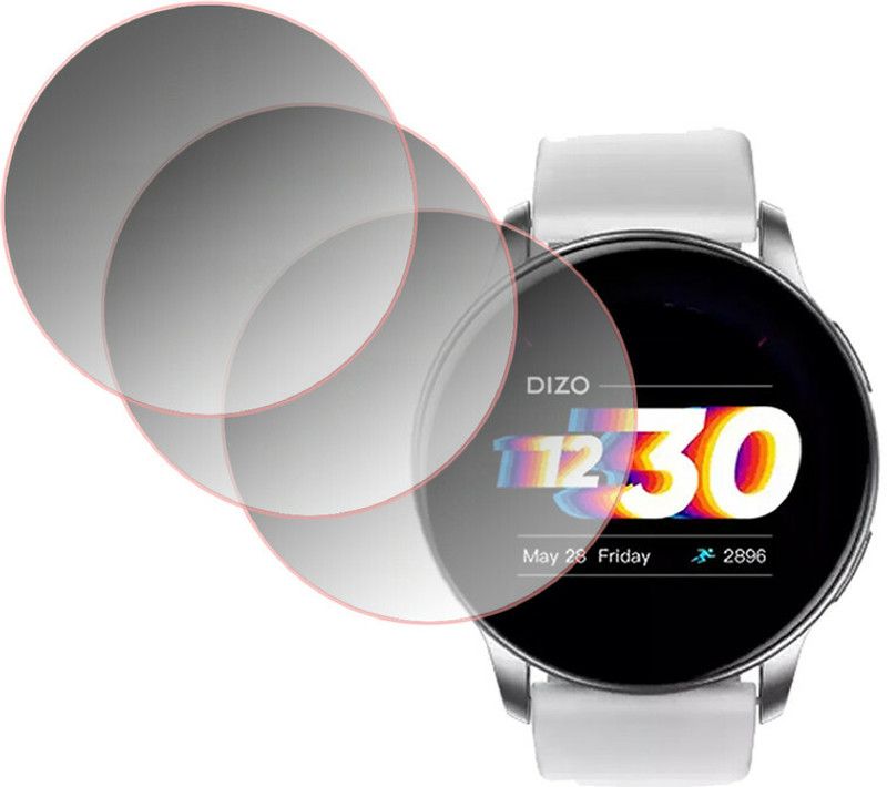 hirdesh Impossible Screen Guard for DIZO WATCH R  (Pack of 3)