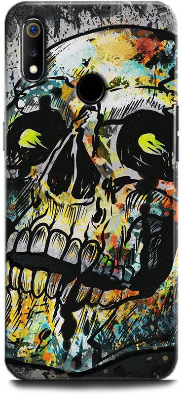Afterglow Back Cover for Realme 3 PUNISHER, SKULL, MONSTER, ANGRY SKULL, HORRAR  (Multicolor, Shock Proof, Pack of: 1)