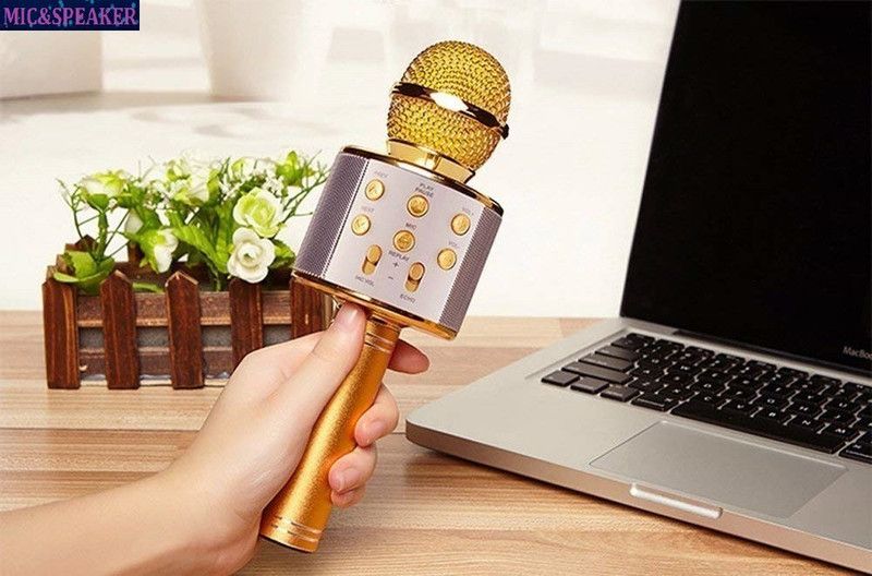 Bashaam J518 PRO(WS858) HandheldSpeaker&Mic Color may vary (Pack of 1) Microphone