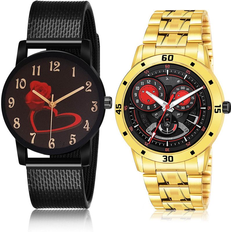Analog Watch - For Men New Rich 2 Watch Combo For Boys And Men - BRM21-(37-S-21)