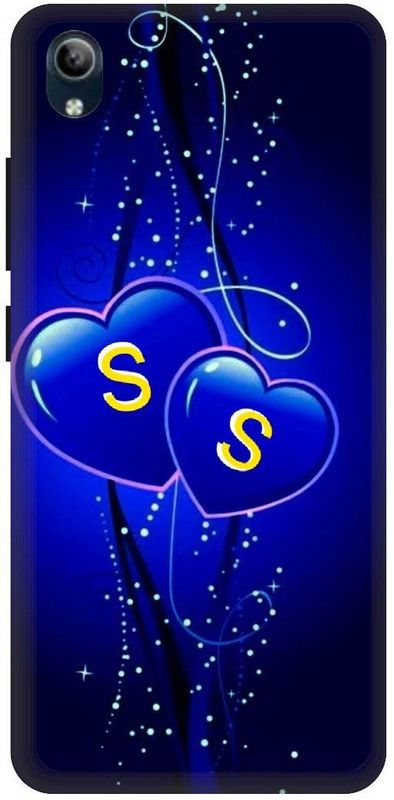 PHONE WALEY.COM Back Cover for VIVO Y90 , VIVO 1908 ,S letter,S name S word , Printed Back Cover  (Blue, Hard Case, Pack of: 1)