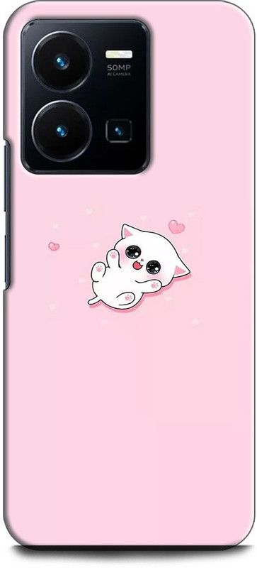 WallCraft Back Cover for Vivo Y35, V2205 LOVE, KITTY, COUPLE, EMOJII, CUTE CAT, TENOR, CARTONE  (Multicolor, Dual Protection, Pack of: 1)