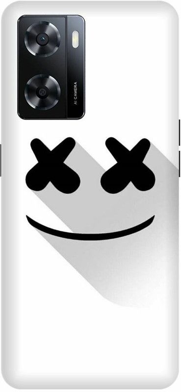 Dimora Back Cover for OPPO A57, MARSHMELLO DJEDM MUSICSMILEY DJBOY MARSHMELLOW  (White, Hard Case, Pack of: 1)