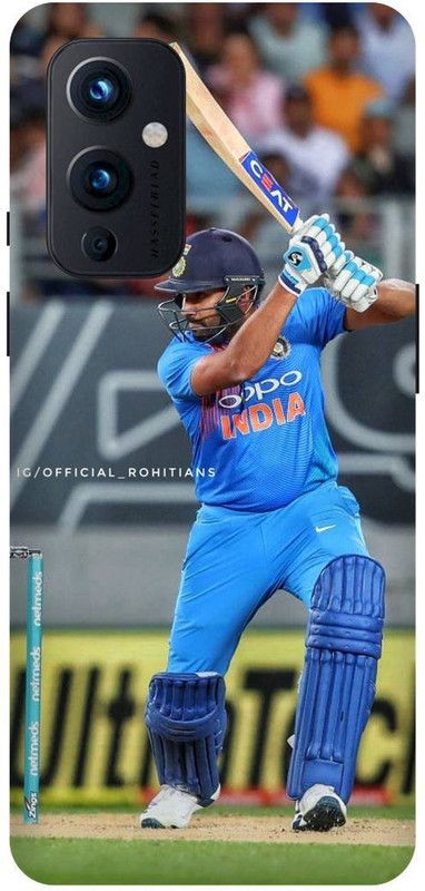 FRONK Back Cover for OnePlus 9 5G, LE2111, ROHIT, SHARMA, INDIAN, PLAYER, MUMBAI, INDIANS  (Blue, Hard Case, Pack of: 1)
