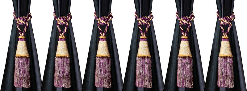 KUBER INDUSTRIES Purple Tassels  (Pack of 6)