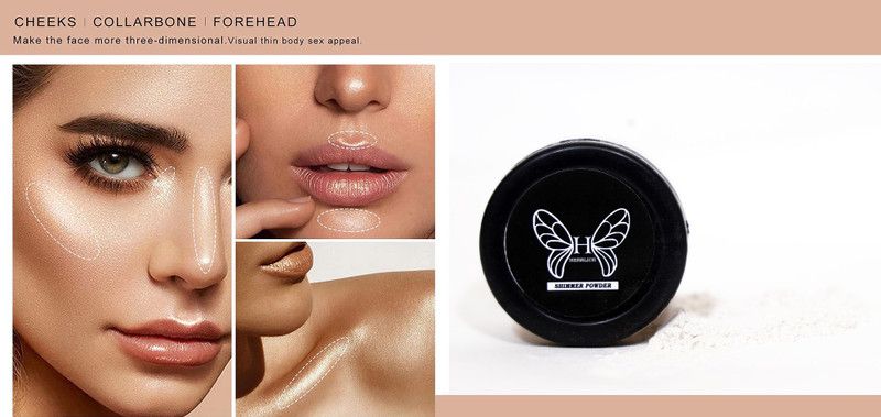 Herrlich NEW COLOR CHANGING SHIMMERY SILVER HIGHLIGHTER FOR MEN & WOMEN Highlighter  (SILVER)