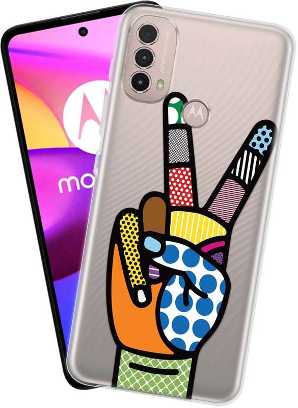 Memia Back Cover for Motorola Moto E40  (Multicolor, Grip Case, Silicon, Pack of: 1)