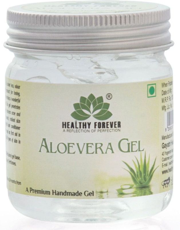 healthy forever Homemade Light Weight Pure Aloe Vera Gel for All Skin Types (Pack of 1)  (120 ml)