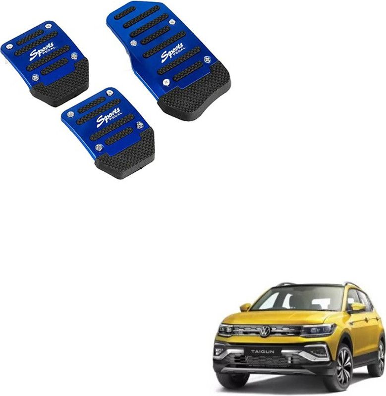 SEMAPHORE Car Non-Slip Manual Pedals Kit Sports Blue For Volkswagen Universal for Car Car Pedal