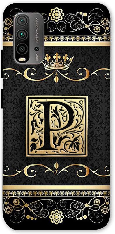 A1 Prints Back Cover for Redmi 9 Power  (Gold, Hard Case, Pack of: 1)