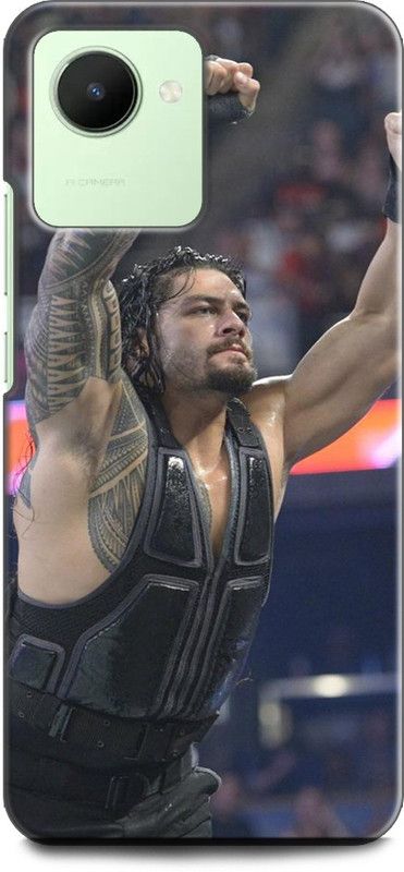 WallCraft Back Cover for Realme C30, RMX3581 ROMAN, REIGNS, BODYBUILDER, WORKOUT, SPORTS  (Multicolor, Dual Protection, Pack of: 1)