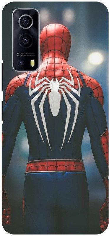 THE NARAYANA COLLECTIONS Back Cover for IQOO Z3- V2073A-SPIDER,MAN,CARTOON,SUPER,HERO  (Multicolor, Hard Case, Pack of: 1)