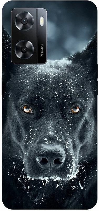 Dimora Back Cover for realme narzo 50 5G, BLACKDOG GERMANSHEPHERD RETRIEVERLEBRA DOGPOMERANIAN BULLDOG  (Black, Hard Case, Pack of: 1)