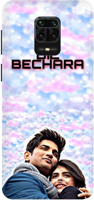 THESTONEWELL Back Cover for REDMI NOTE 9 PRO SUSHANT SIGH RAJPUT DIL BECHARA LOVE  (Multicolor, Waterproof, Pack of: 1)