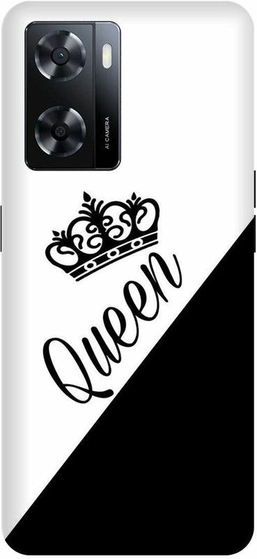 Dimora Back Cover for OPPO A57, QUEENRANI PRINCESSBACKCOVER FOR GIRLS  (White, Hard Case, Pack of: 1)