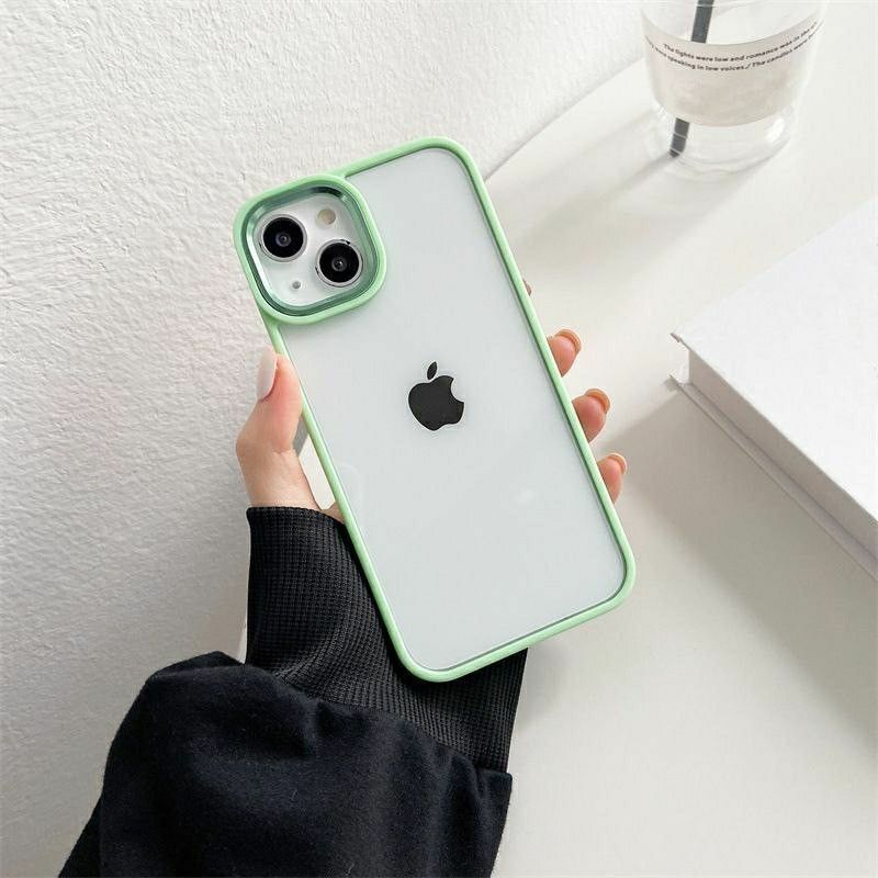 Galox Back Cover for iPhone 13  (Green, Pack of: 1)