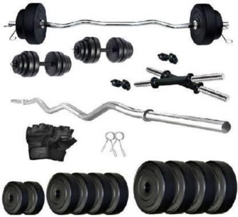 RIO PORT 8 kg PVC WL-8KG-WEIGHT-COMBO ||Home Gym Combo Dumbbell Kit Kit